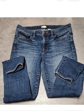 J.Crew Medium Wash Skinny Jeans Women’s 27 Stretch Denim Classic Fit